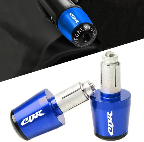 Miniatura 7 de 2 piezas de empuñaduras de manillar para motocicleta 7/8" 22mm para Honda CBR600F CBR125R CBR150R CBR250R CBR400 NC23 NC29 CBR600 F2 F3 F4 F4i