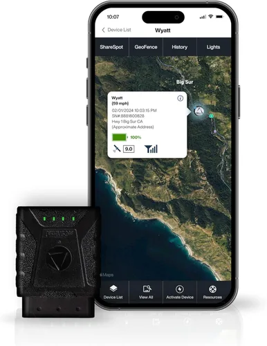 LandAirSea Sync GPS Tracker - 8.95 por mes. Cobertura global completa. Seguimiento en tiempo real 4G LTE para vehículos, activos, flotas y ancianos.