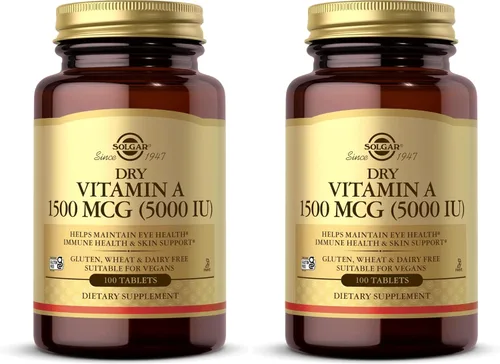 Miniatura 2 de Suplemento de Vitamina A seca, 5000 UI, tabletas, 100 piezas, de Solgar, E2820, 1, 1