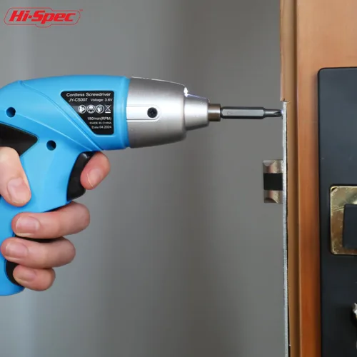 Miniatura 5 de Hi-Spec Juego de destornilladores eléctricos de pequeña potencia USB azul de 27 piezas de 3.6 V. Inalámbrico y recargable con juego de puntas