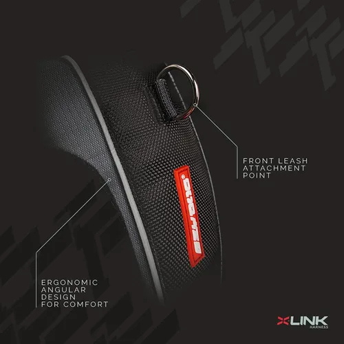 Miniatura 8 de EzyDog X-Link - Arnés para perro, reflectante y acolchado, sin tirones, para entrenamiento y paseos diarios, con 2 puntos de fijación para correa