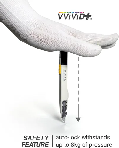Miniatura 4 de VViViD Cuchillo de corte multiusos retráctil de precisión equilibrado de alta calidad para envolturas de vinilo automotrices (paquete de 1)