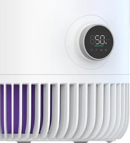 Miniatura 9 de Combo de purificador de aire y humidificador para dormitorio, purificador de aire HEPA 2 en 1 con humidificador evaporativo, sistema de aire