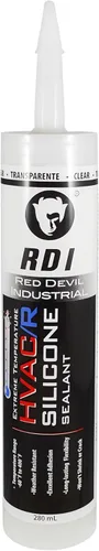 Miniatura 9 de Red Devil 089650 sellador de silicona para temperaturas extremas HVAC/R, 280 ml, aluminio, 1 paquete, fabricado en EE. UU