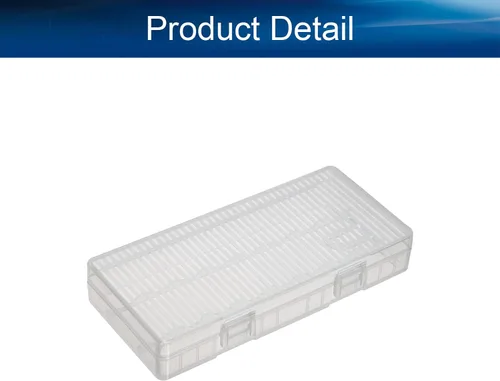 Miniatura 4 de Heyiarbeit Caja de almacenamiento de batería para 8 pilas AA, color transparente (paquete de 1)