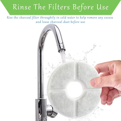 Miniatura 5 de Rarloner - Filtros de repuesto para fuente de gato, paquete de 8 para fuentes de flores de 1.6 L y la mayoría de dispensadores de agua para mascotas