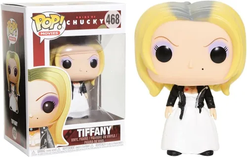 Miniatura 5 de POP Bride of Chucky - Figura de vinilo de Tiffany Funko Pop! (paquete con funda protectora compatible con Pop Box), multicolor, 3.75 pulgadas
