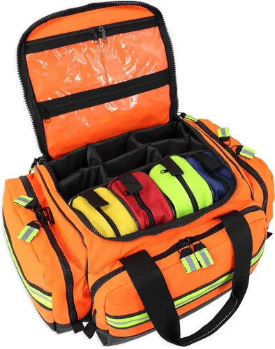 Miniatura 8 de Lightning X Premium Stocked - Bolsa médica modular EMS/EMT Trauma de primeros auxilios + kit Naranja