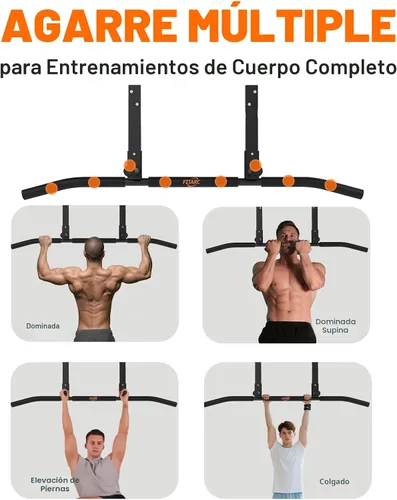 Miniatura 3 de Fitarc Barra de dominadas de montaje en viga, soporte de techo para vigas, construcción de acero resistente, equipo de entrenamiento de gimnasio