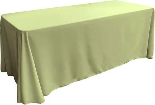 Miniatura 65 de LA Linen Mantel rectangular lavable de popelín de poliéster, resistente a las manchas y a las arrugas, cubierta de mesa 60x84, mantel de tela