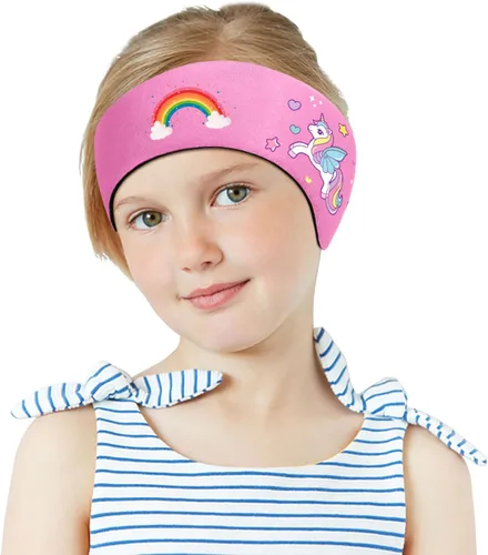 Miniatura 13 de MoKo Diadema de natación para niños y adultos, linda diadema Swinmmers para mantener el agua fuera, impermeable, banda de protección para los oídos