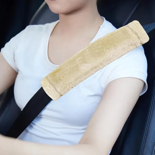MOONET Paquete de 2 fundas para cinturón de seguridad de automóvil para una conducción más cómoda, funda universal para cinturón de seguridad para