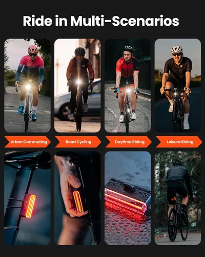 Miniatura 5 de Magicshine Hori 900 Compatible with Garmin/Wahoo Bike Computer Dual Mounted Bike Light 900 Lumens Super Bright Independent DRL Fast USB-C Charging