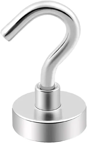 Miniatura 7 de SEDLAV Gancho magnético resistente para colgar en cocina, garaje, parrilla, crucero, lugar de trabajo y oficina, extra fuerte (6 unidades)