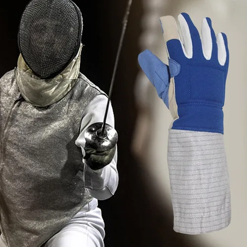 Miniatura 5 de Guante de esgrima, guante de entrenamiento de esgrima, lavable para cerca, entrenamiento de combate, protección especial para papel de espada