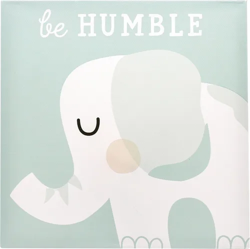 Miniatura 9 de Lienzo decorativo de animales pastel, sé valiente, sé amable, sé humilde, género neutro decoración de pared para guardería, regalo para padres
