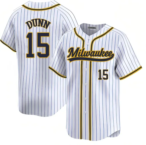 Miniatura 21 de Camiseta cosida de béisbol Milwaukee personalizada para hombres/mujeres/jóvenes para fanáticos de los deportes