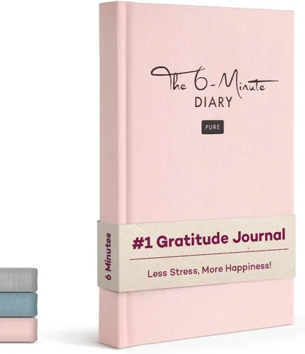 Miniatura 8 de Diario de 6 minutos puro – Diario de gratitud de 3 millones de usuarios para mujeres con indicaciones – Diario de cuidado personal guiado basado