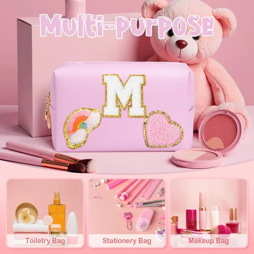 Miniatura 4 de Elilier Regalos de cumpleaños para niños de 4, 5, 6, 7, 8, 9, 10, 11, 12 años, regalos para niñas, cuidado de la piel, bolsa con carta, neceser H