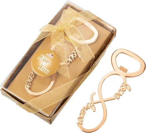 Miniatura 2 de Boao Paquete de 50 abrebotellas Love Forever, recuerdos de fiesta de boda para invitados, despedidas de soltera, regalos de devolución, decoraciones