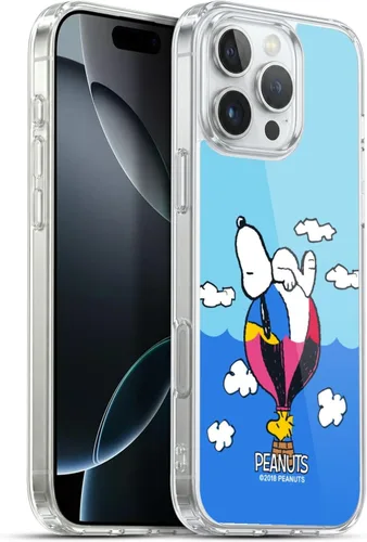 Miniatura 245 de Head Case Designs Funda de gel con licencia oficial de Peanuts Snoopy & Woodstock Halfs and Laughs [protección de grado militar] compatible