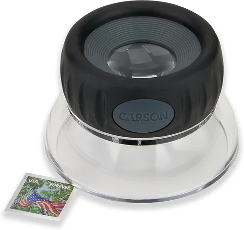 Miniatura 3 de Carson LumiLoupe Plus Lupa de lupa de soporte enfocable de potencia 10.5x (LO-10)