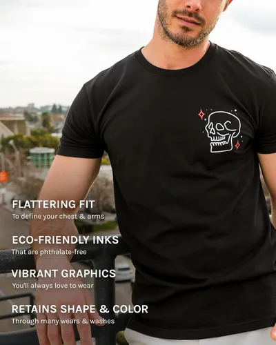 Miniatura 4 de INTO THE AM - Camisetas gráficas para hombre, frescas, ligeras, entalladas, diseño estampado de naturaleza, talla S a 4XL