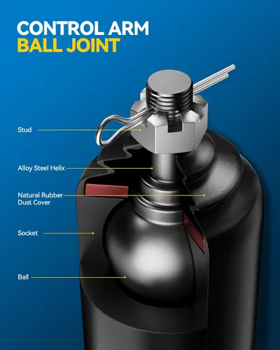 Miniatura 5 de PHILTOP Kit de suspensión delantera de 10 piezas, brazos de control inferiores con juntas de bola, eslabones de extremo de barra estabilizadora