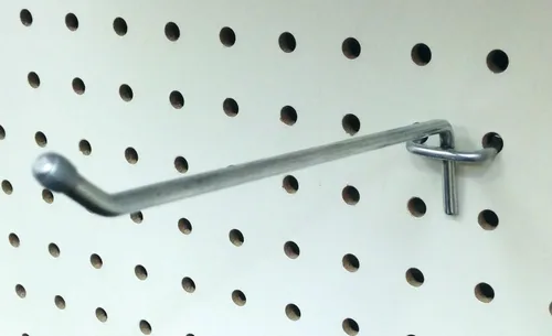 Miniatura 7 de Ganchos de clavija de 1 pulgada, ganchos para panel de exhibición de tablero perforado, paquete de 40