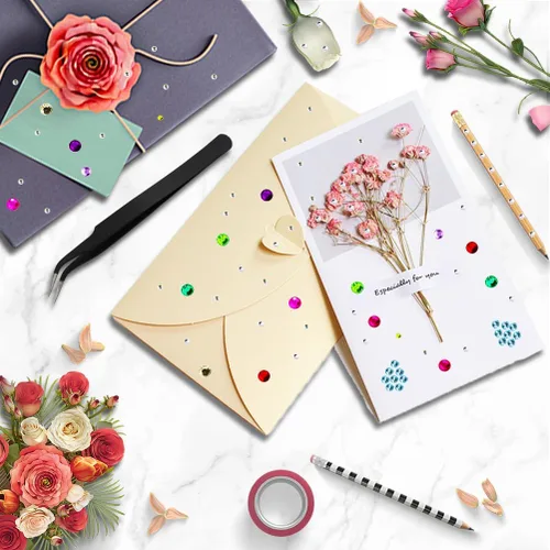 Miniatura 7 de 2064 calcomanías de diamantes de imitación, autoadhesivas, 4 colores, 12 hojas de diamantes de imitación para el cabello para hacer manualidades