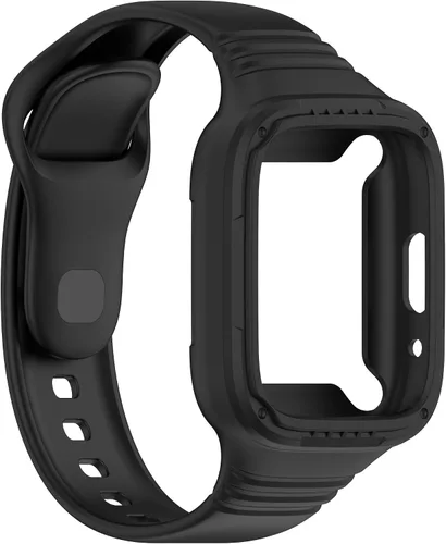 Miniatura 7 de Compatible con Redmi Watch 3 Active/Watch 3 Lite correas con funda antigolpes, correa deportiva de repuesto ajustable de silicona para Redmi Watch 3