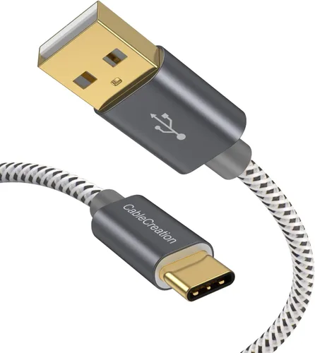 CableCreation Cable USB tipo C de 3 pies, USB 2.0 A a C, cable de carga rápida 3A de 480 Mbps de datos, cable USB a USB C compatible con MacBook Air