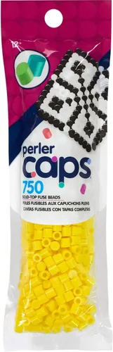 Miniatura 14 de Perler 80-16107 Solid-Top Cap Perler Beads, Bronceado, 750 piezas
