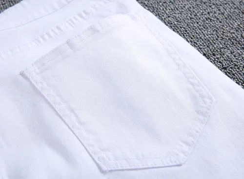 Miniatura 3 de Leward - Pantalones vaqueros para hombre, ajustados, elásticos, color negro