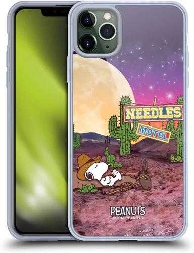 Miniatura 65 de Head Case Designs Funda de gel con licencia oficial de Peanuts Nebula Cactus Needles Snoopy Space Cowboy [protección de grado militar] compatible