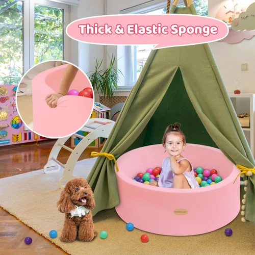Miniatura 3 de HARBOLLE Pelotas redondas suaves de espuma viscoelástica de 35.4 pulgadas, no incluidas, corralito para interiores y exteriores, para bebés y niños