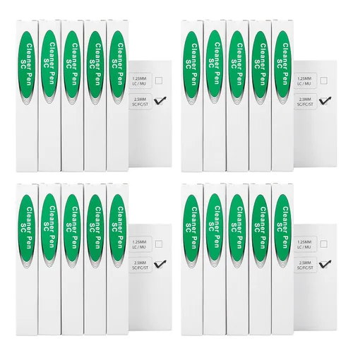 Miniatura 9 de 1 pc limpiador de fibra óptica Herramientas de fibra óptica Cleaing Pen para LC/MU 0.049 in Conector Más de 800 Limpia la cara del extremo