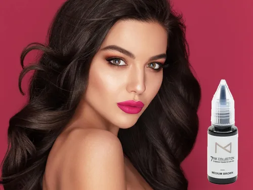 Miniatura 5 de M - Tinta de pigmento líquido de siete colores 7Ink para cejas - Kit de suministros de maquillaje permanente para microblading - Uso en máquina