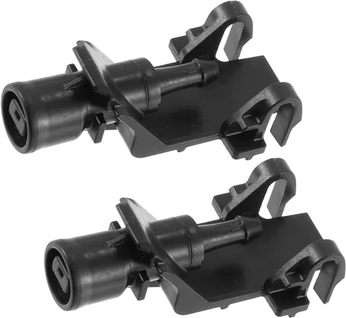 Motoforti Boquilla de limpiaparabrisas delantero para Honda Pilot, paquete de 2 unidades, color negro de larga duración