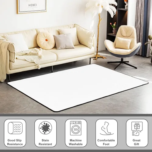 Miniatura 6 de Erosebridal Alfombra de área con diseño de árbol de la vida, 3 x 5, hippie, sol y luna, decoración de astrología en blanco y negro, antideslizante