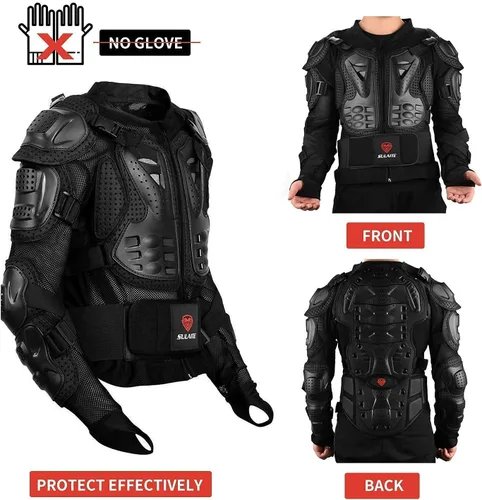 Miniatura 2 de Gute Chaquetas de armadura de motocicleta – MTB Racing Dirt Bike Equipo de protección para hombres, protector de pecho de columna vertebral