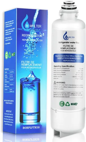 BORPLFTR50 Repuesto para filtro de agua Bosch Ultra Clarity Pro, compatible con filtro de agua para refrigerador 11032531 12033030 BORPLFTR55
