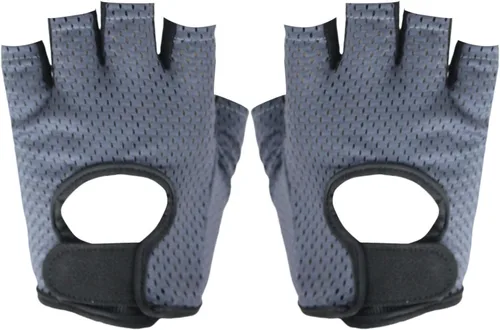 Miniatura 9 de Guantes de fitness para hombres y mujeres, antideslizantes, de silicona, transpirables, guantes de entrenamiento para levantamiento de pesas