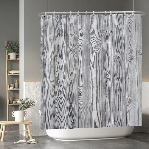 Miniatura 146 de Baocicoo - Cortina de ducha de abeja de miel, diseño de abeja de caricaturas, pista voladora, rústica, floral, para baño, decoración de bañera