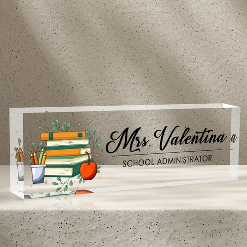 Miniatura 15 de Placa de nombre personalizada para escritorio de oficina, placas de nombre personalizadas para escritorios, placa de identificación personalizada