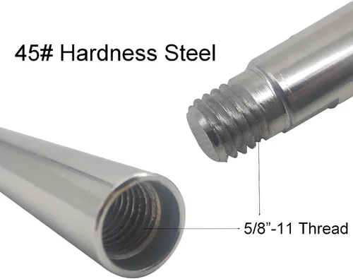 Miniatura 5 de Varilla de conexión de eje de extensión de amoladora angular de 5/8 "-11 con amoladora ajustable llave inglesa brida Kit de tuerca de brida