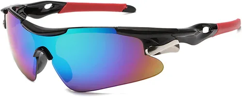 Miniatura 11 de Gafas de sol deportivas para bicicleta de carretera, ciclismo de montaña, gafas de protección amarillo blanco