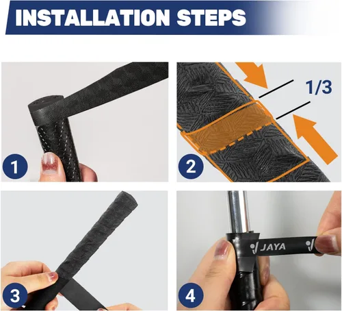 Miniatura 6 de JAYA Golf Grip Wrapping Tape – Regrip Your Clubs in 1 Minute, PU Overgrip, No Solvent Needed, 3 or 15 Pack