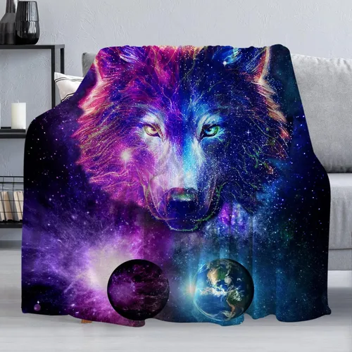 Miniatura 10 de Manta de Forro Polar de 80"x60", Suave, Acogedora, Cálida, Difusa, Manta de Franela de Felpa, Familia de Osos Pardos en el Bosque, Manta para Sofá