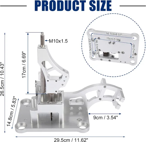 Miniatura 4 de X AUTOHAUX Caja de cambios de aluminio para Acura RSX Tipo S 2002-2006 para la serie K para Honda Civic 2001-2005 EM2 ES Coupe Sedan